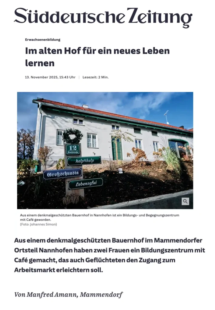 Help4Help und Lebensgfui unter einem Dach